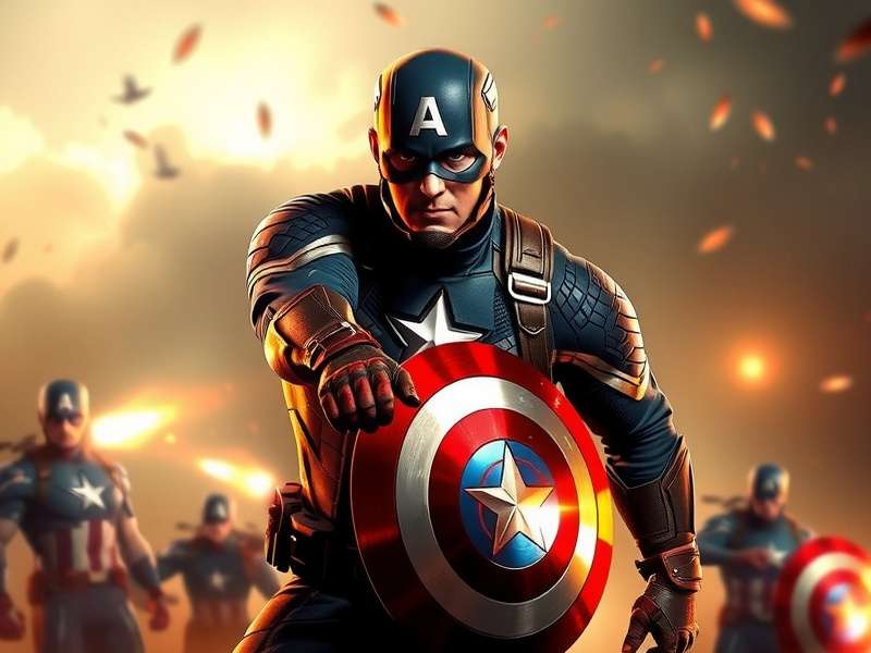 Captain America Game Main Screen